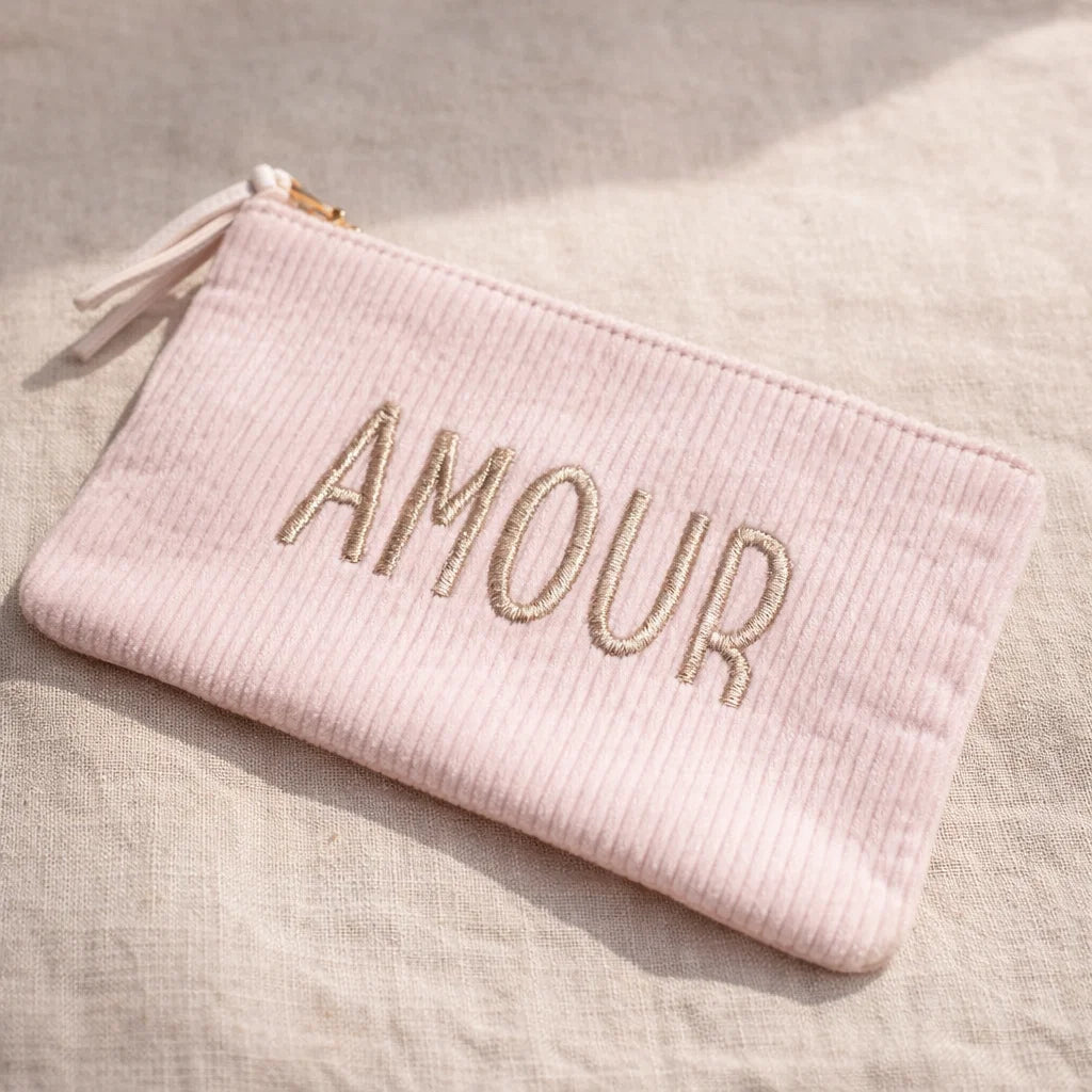 Pochette Velours Côtelé