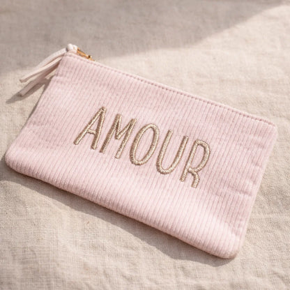 Pochette Velours Côtelé