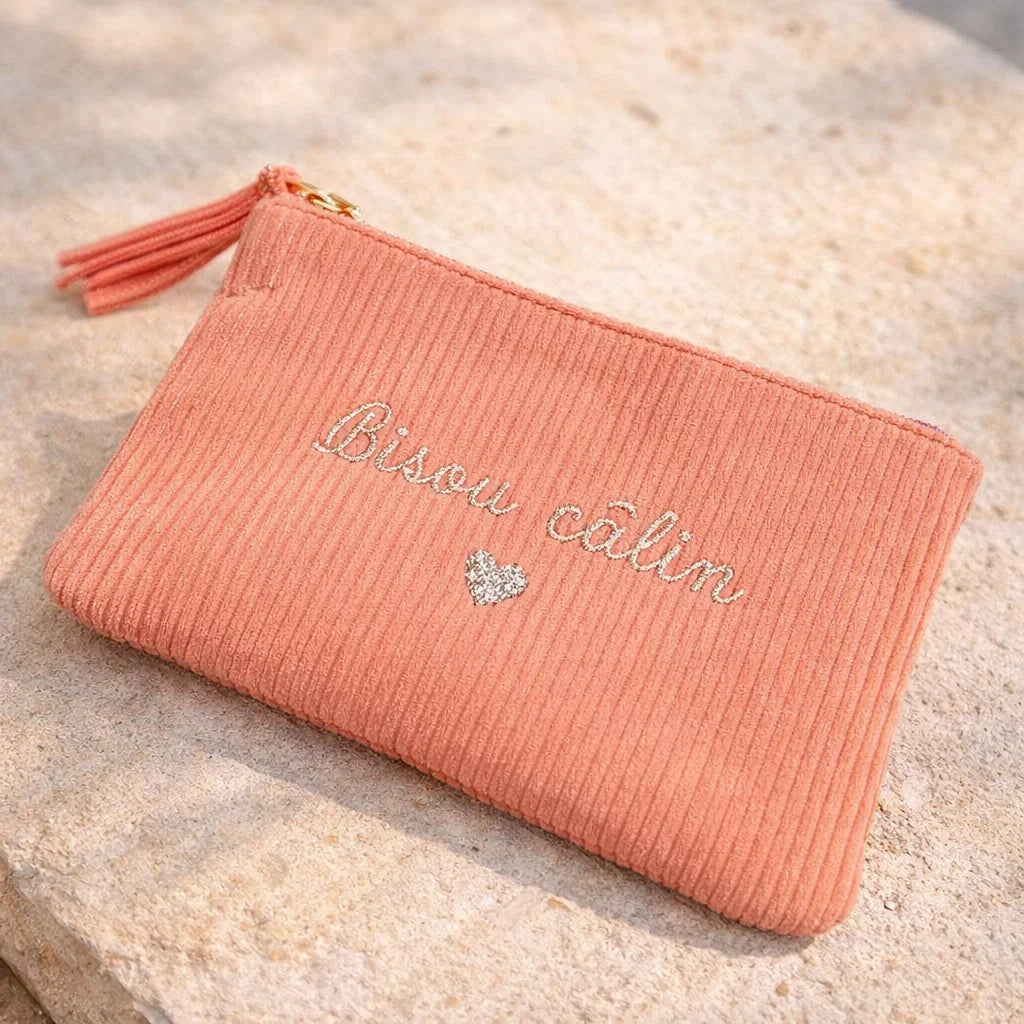 Pochette Velours Côtelé