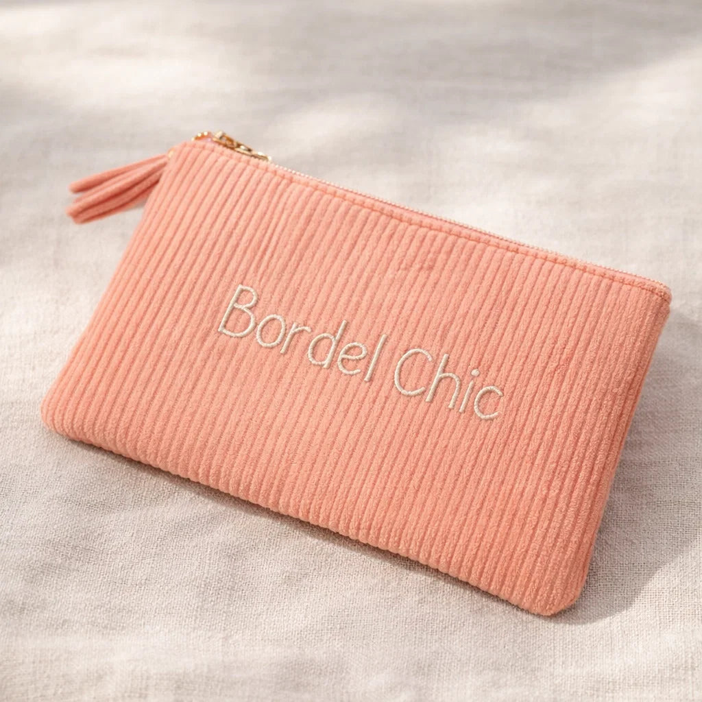Pochette Velours Côtelé
