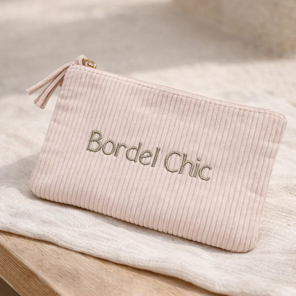Pochette Velours Côtelé