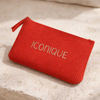Pochette Velours Côtelé