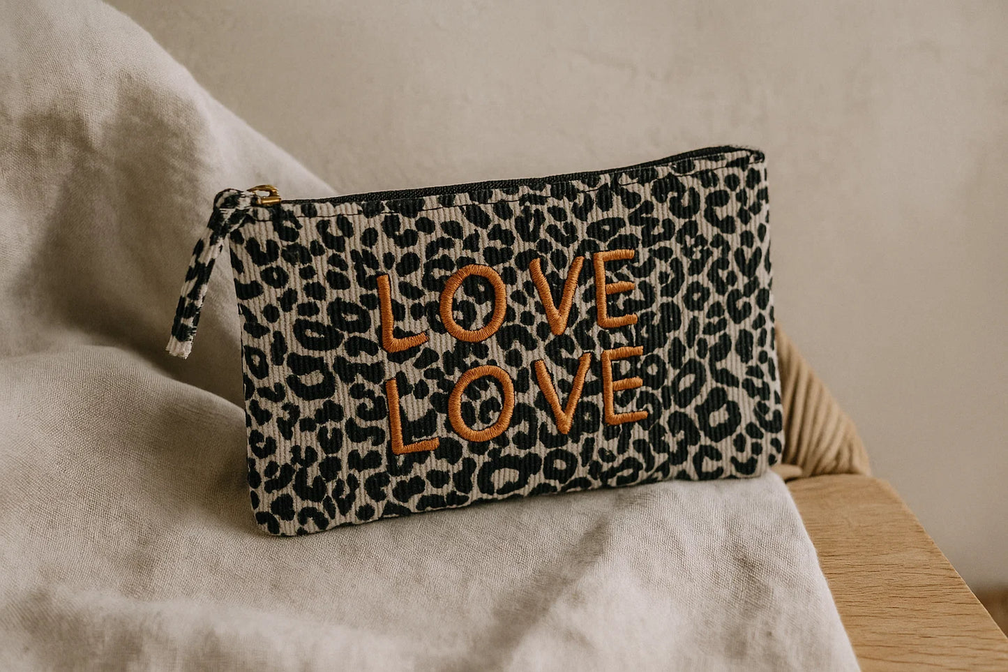 Pochette Velours Côtelé