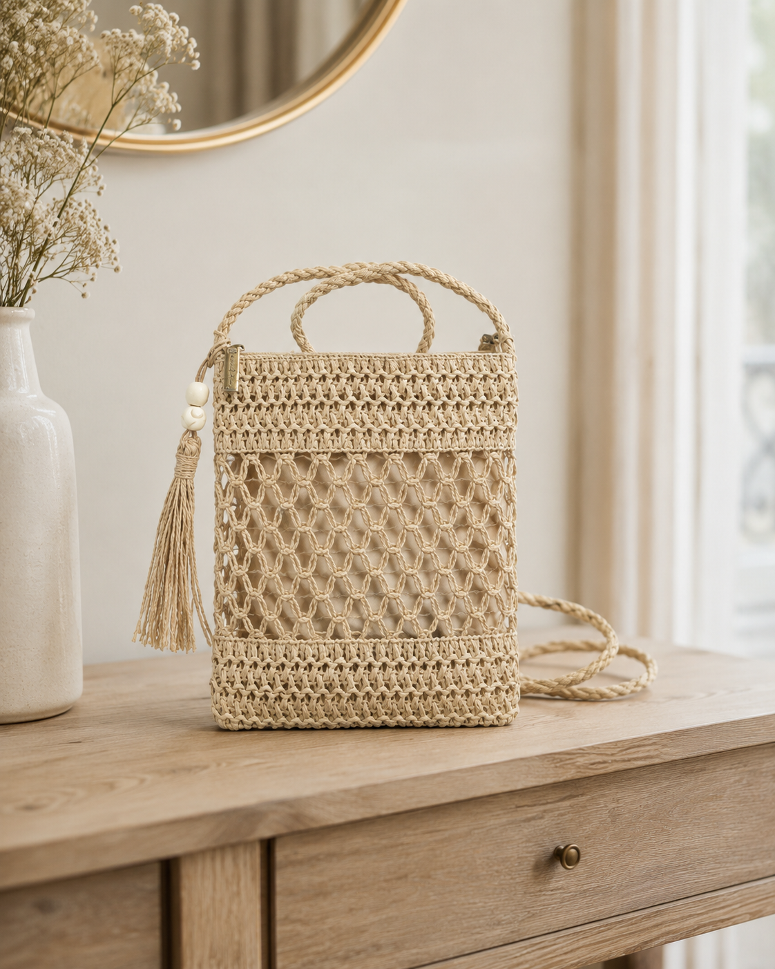 Pochette Tressée Femme