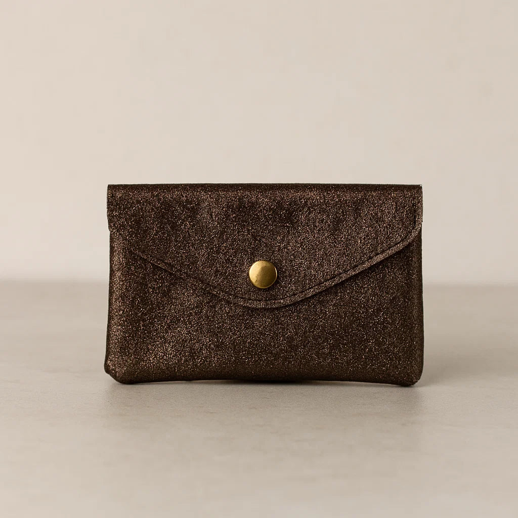 Porte-Monnaie Cuir Brillant