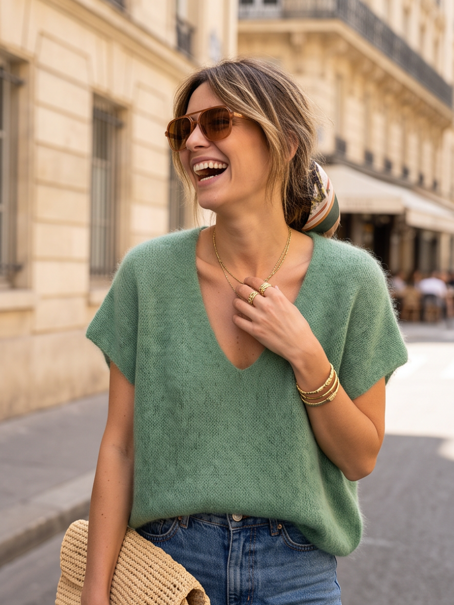 Pull Allegra - Poncho Mohair
