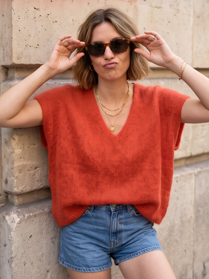 Pull Allegra - Poncho Mohair