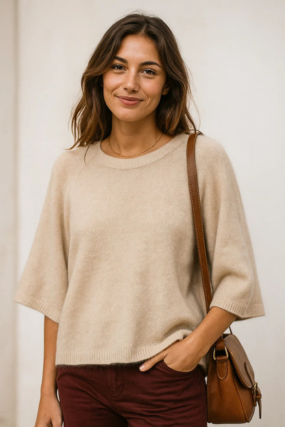 Pull Alpaga Col Rond