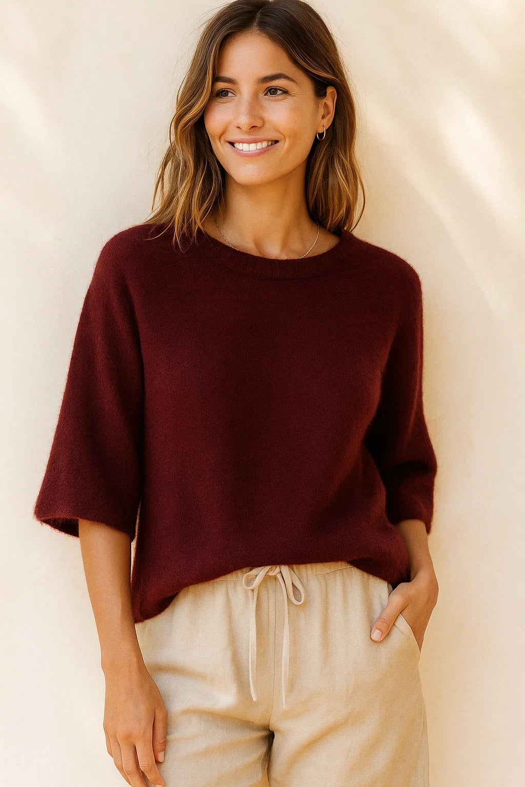 Pull Alpaga Col Rond