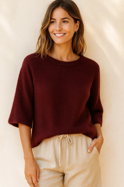 Pull Alpaga Col Rond