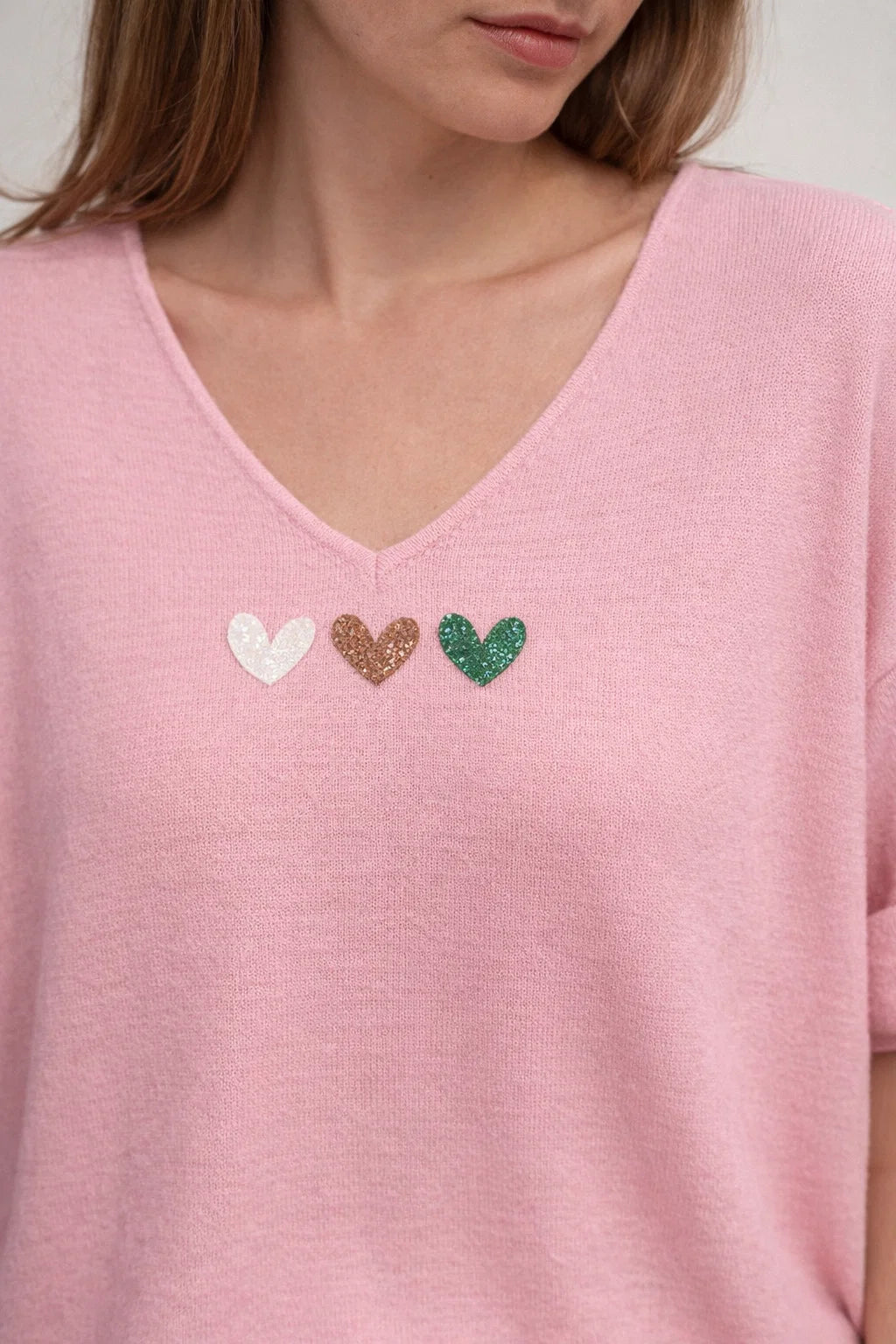 Pull Trio Coeurs