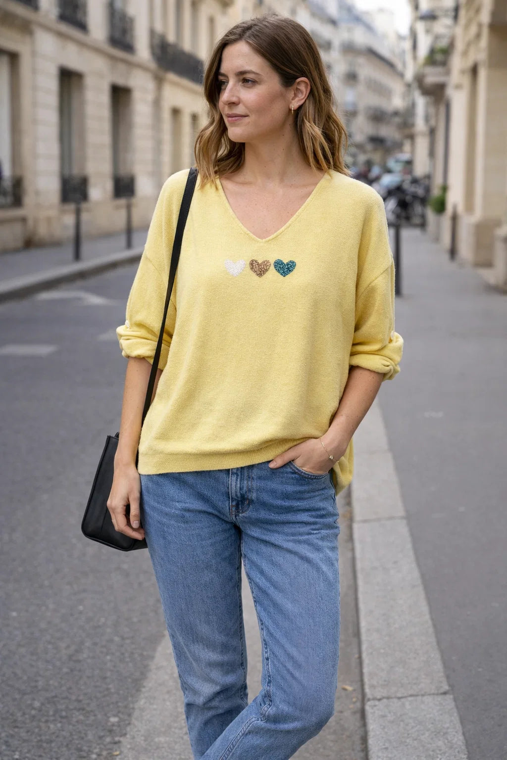 Pull Trio Coeurs