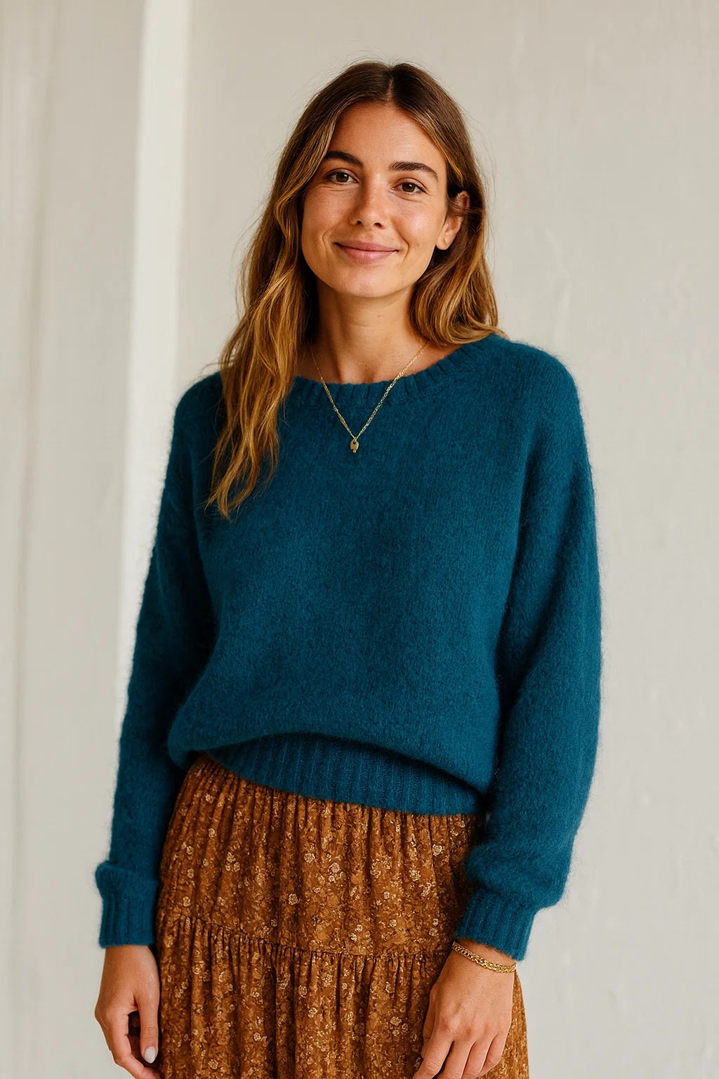 Pull Cosy Mohair Col Rond