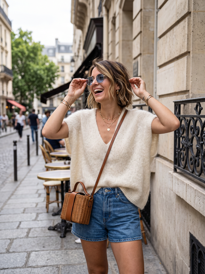 Pull Allegra - Poncho Mohair