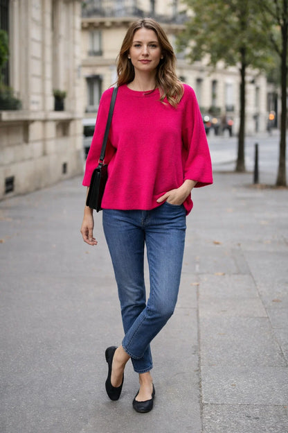 Pull Alpaga Col Rond