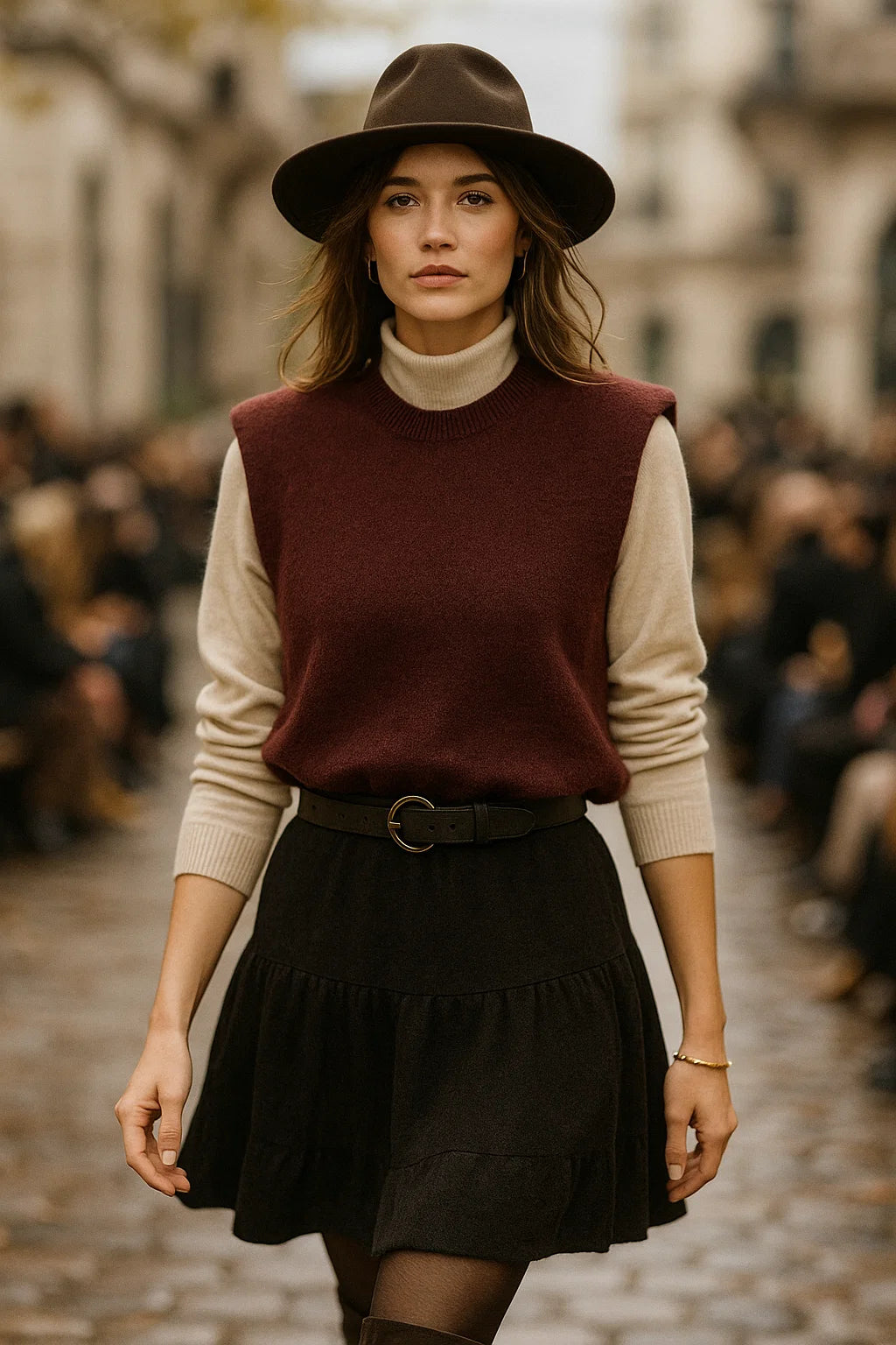 Pull sans Manches Doux Coloré