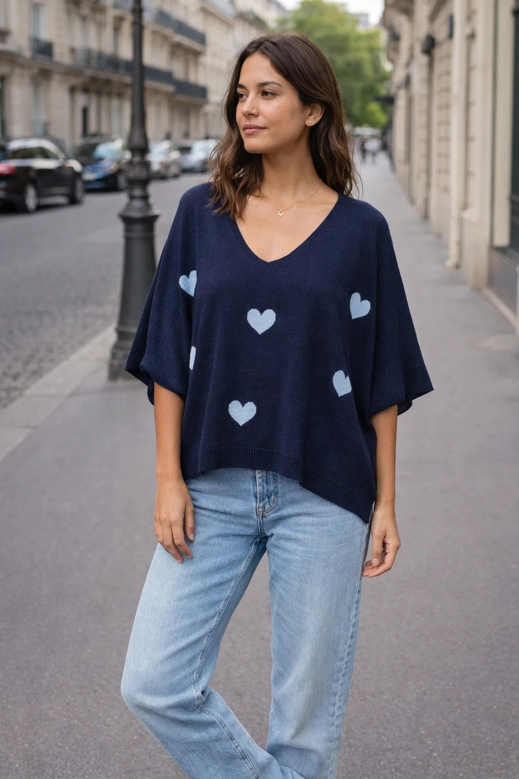 Pull Cœurs Bohème