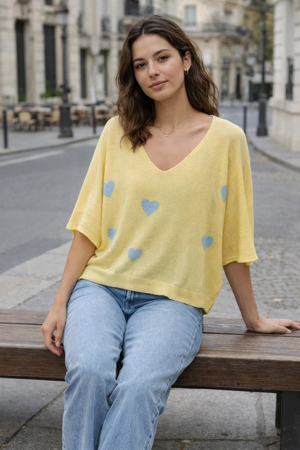 Pull Cœurs Bohème