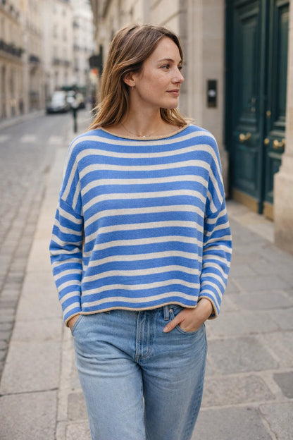 Pull Léger Rayé