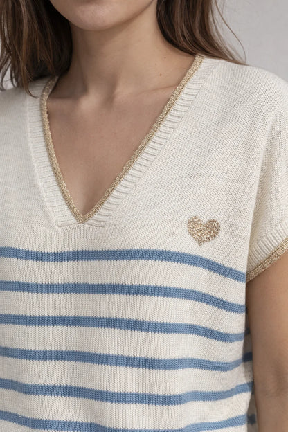 Tee-shirt Maille Rayé