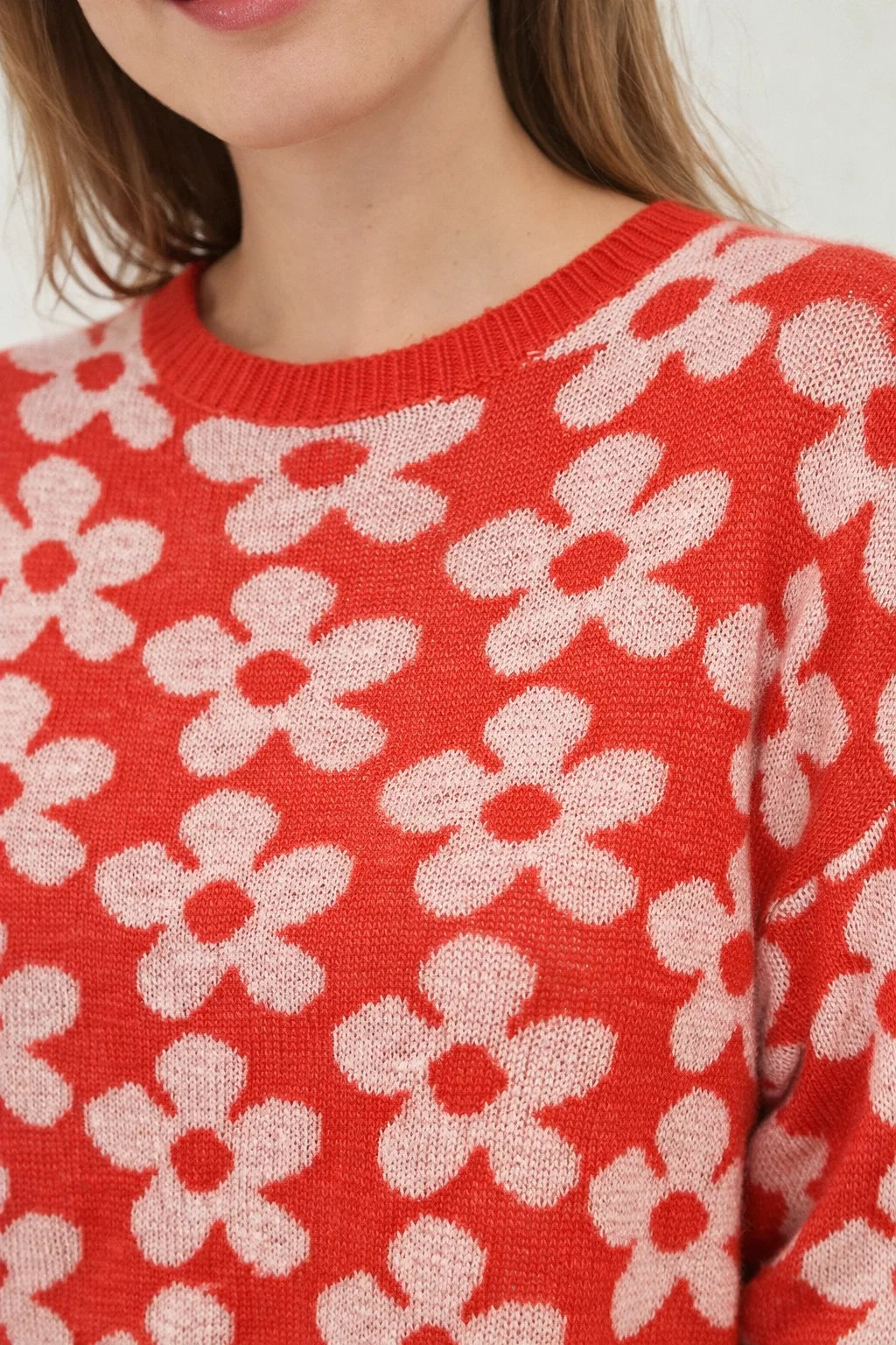 Pull Fleuri Léger