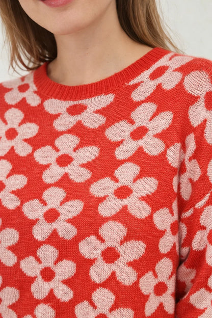 Pull Fleuri Léger