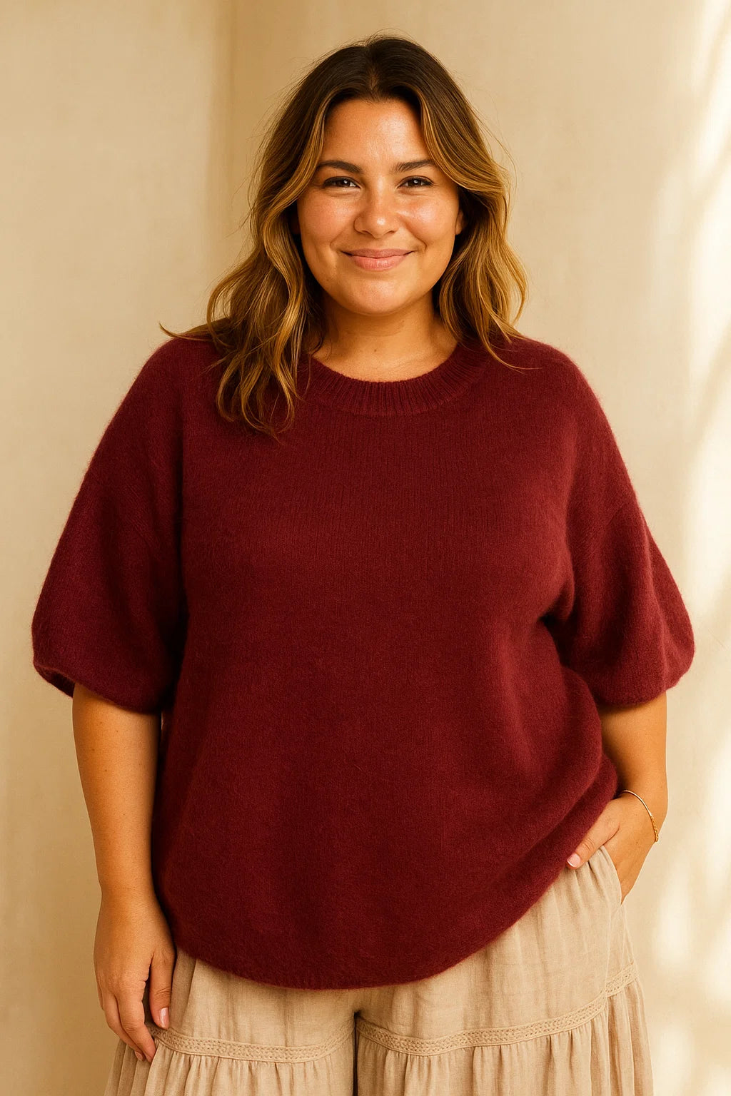 Pull Col Rond Mohair - TU du 44 au 50