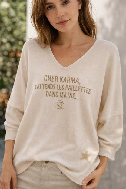 Pull Karma Paillettes