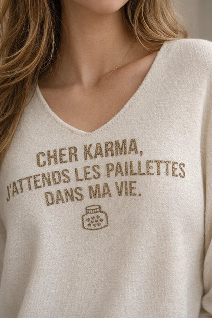 Pull Karma Paillettes