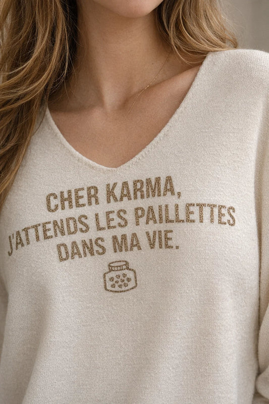 Pull Karma Paillettes