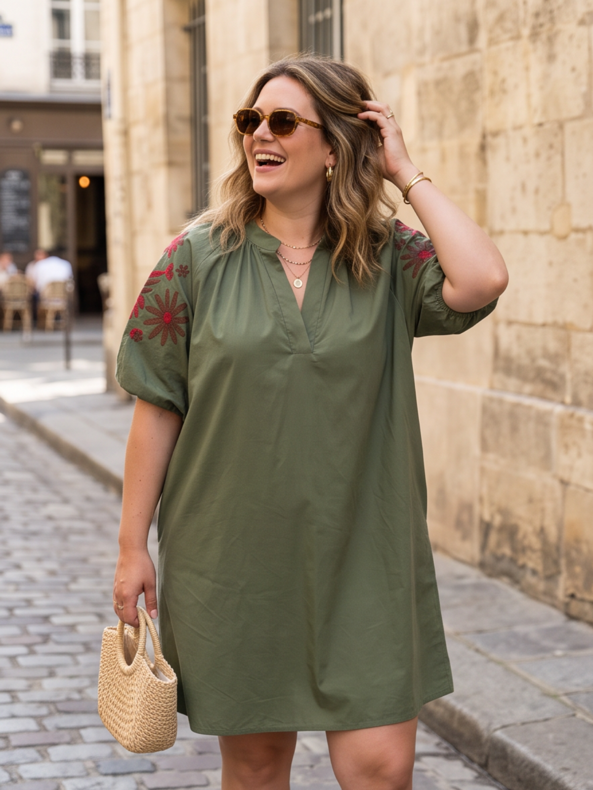 Robe Louise - Brodée Fleurs