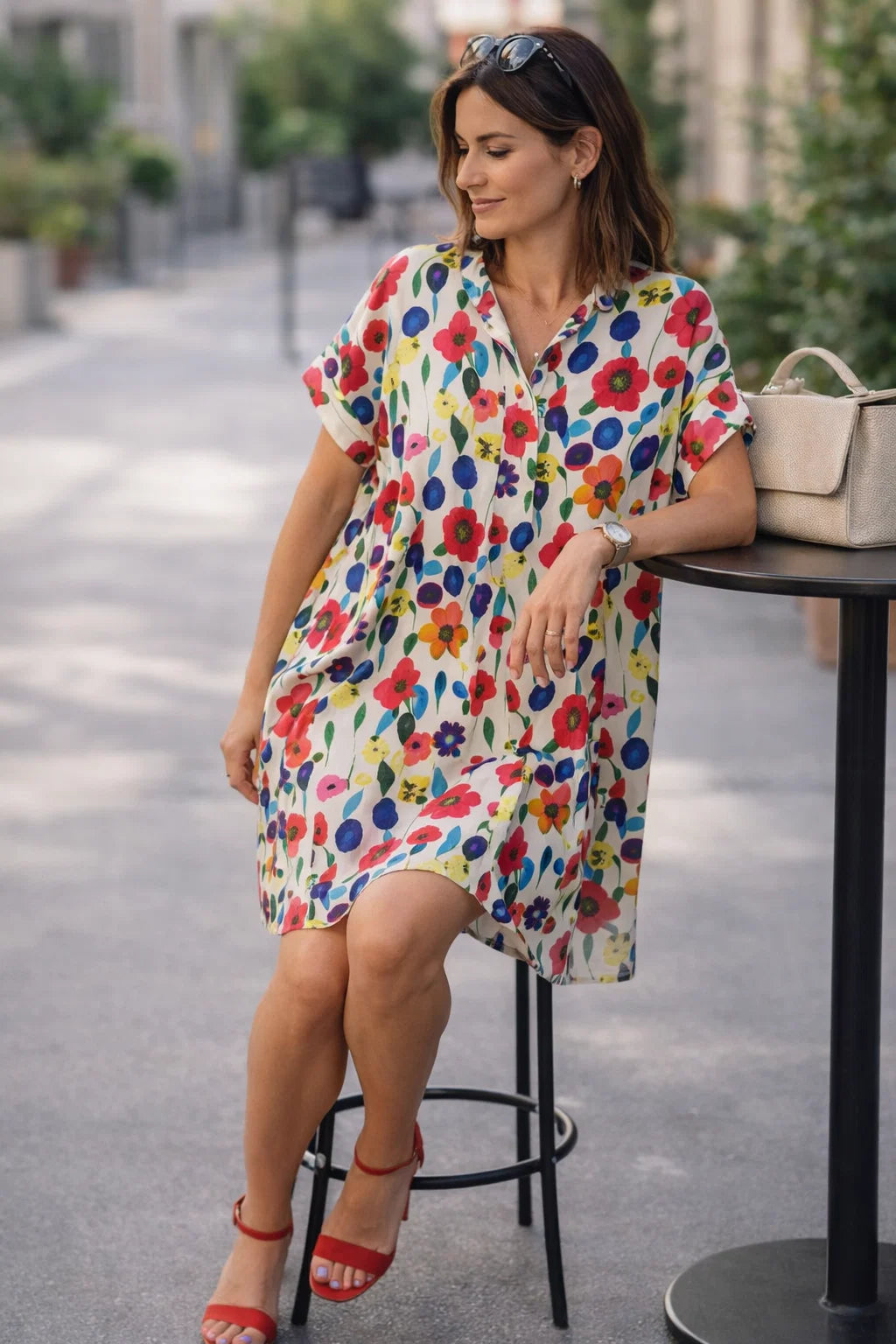 Robe Fluide Fleurie