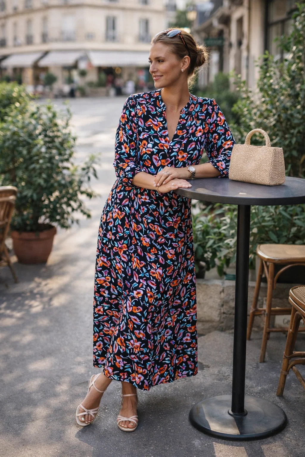 Robe Longue Imprimée