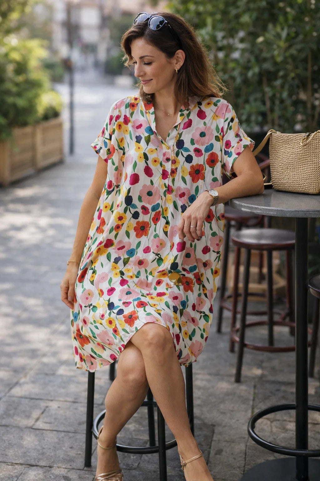 Robe Fluide Fleurie