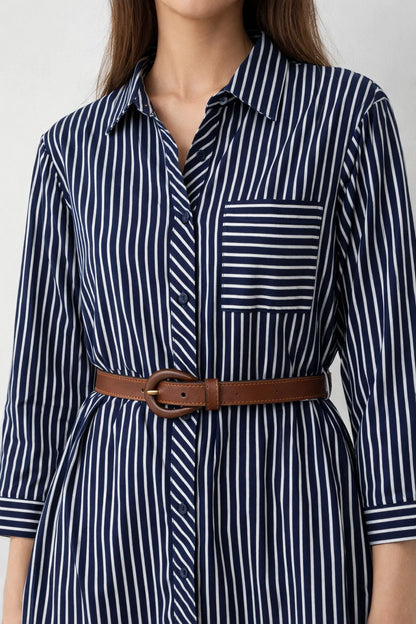 Robe Chemise Rayée