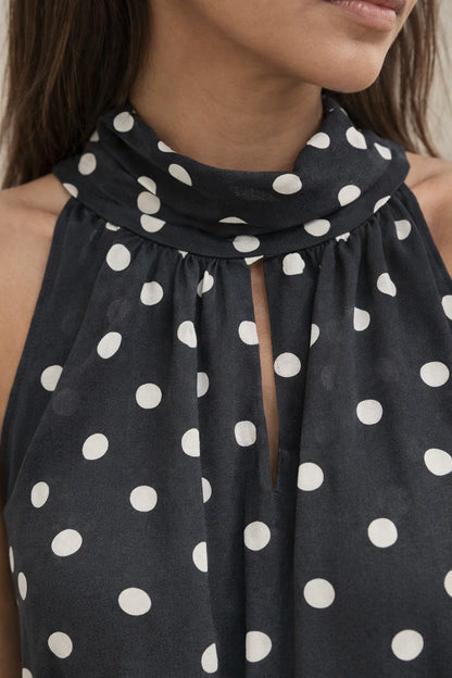 Robe Pois Élégante