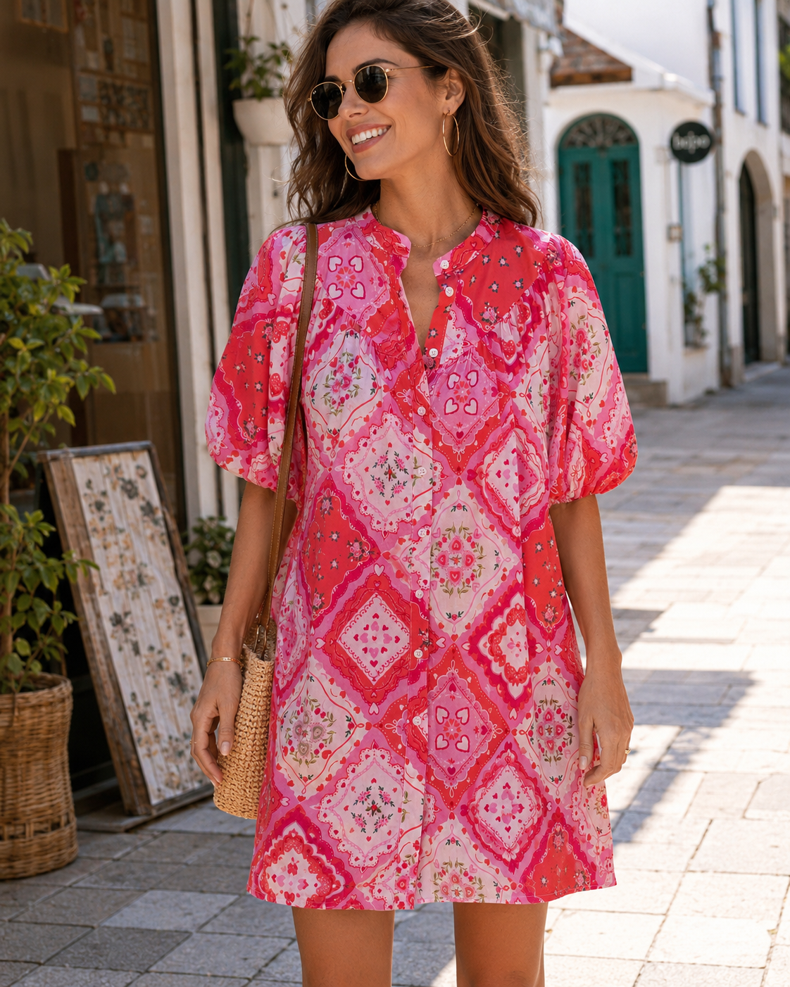 Robe Bandana Rose