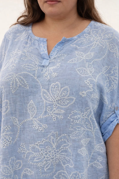 Robe Coton Brodée TU 44-50