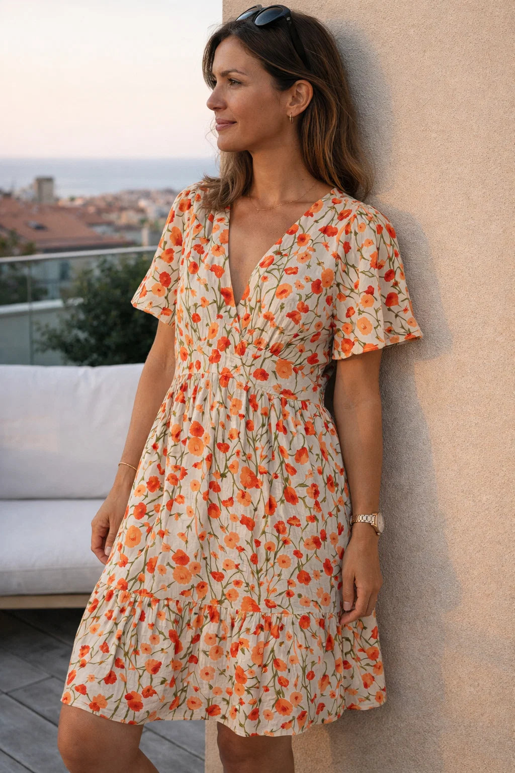 Robe Imprimé Coquelicot