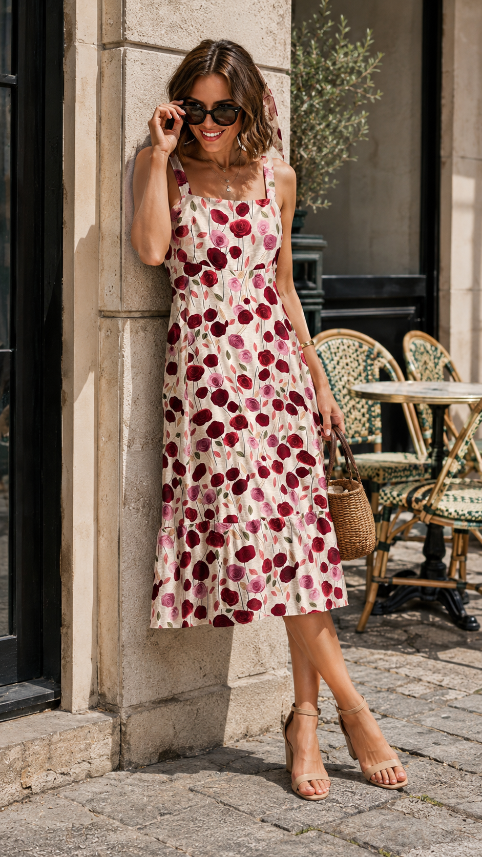 Robe à Bretelles Femme