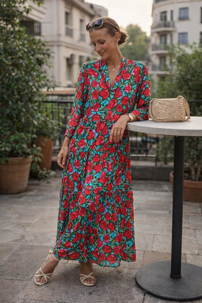 Robe Longue Imprimée