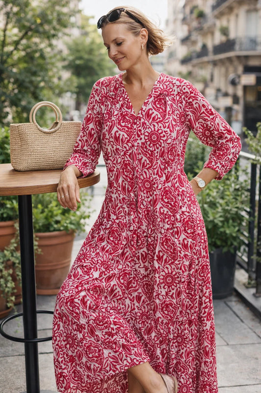 Robe Longue Imprimée