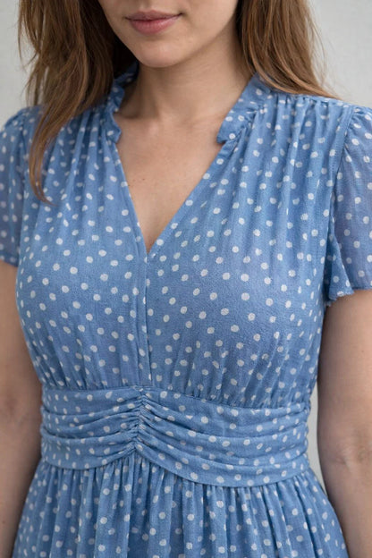 Robe Longue Pois