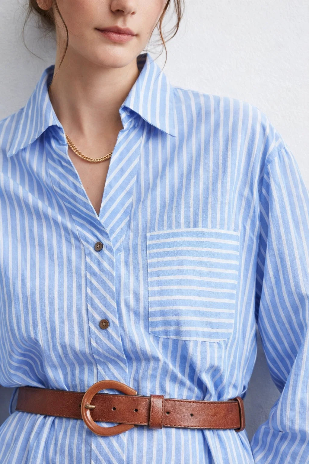Robe Chemise Rayée