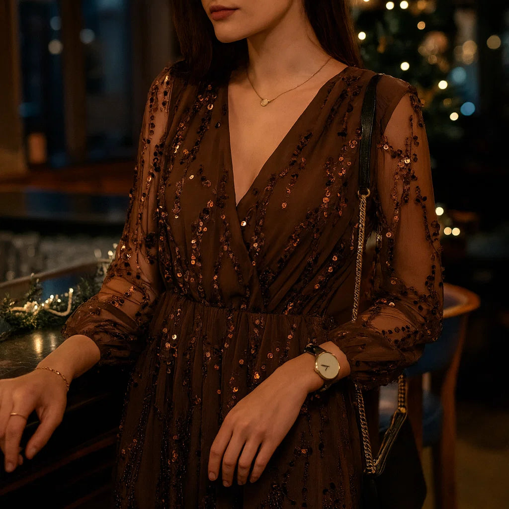 Robe Soirée Café