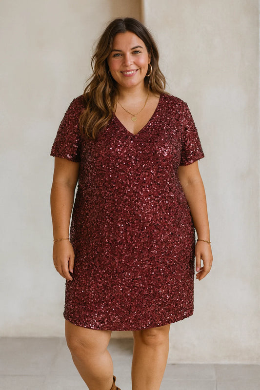 Robe en Sequins - TU du 44 au 50