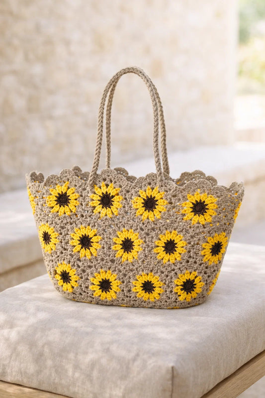 Cabas Crochet Coloré