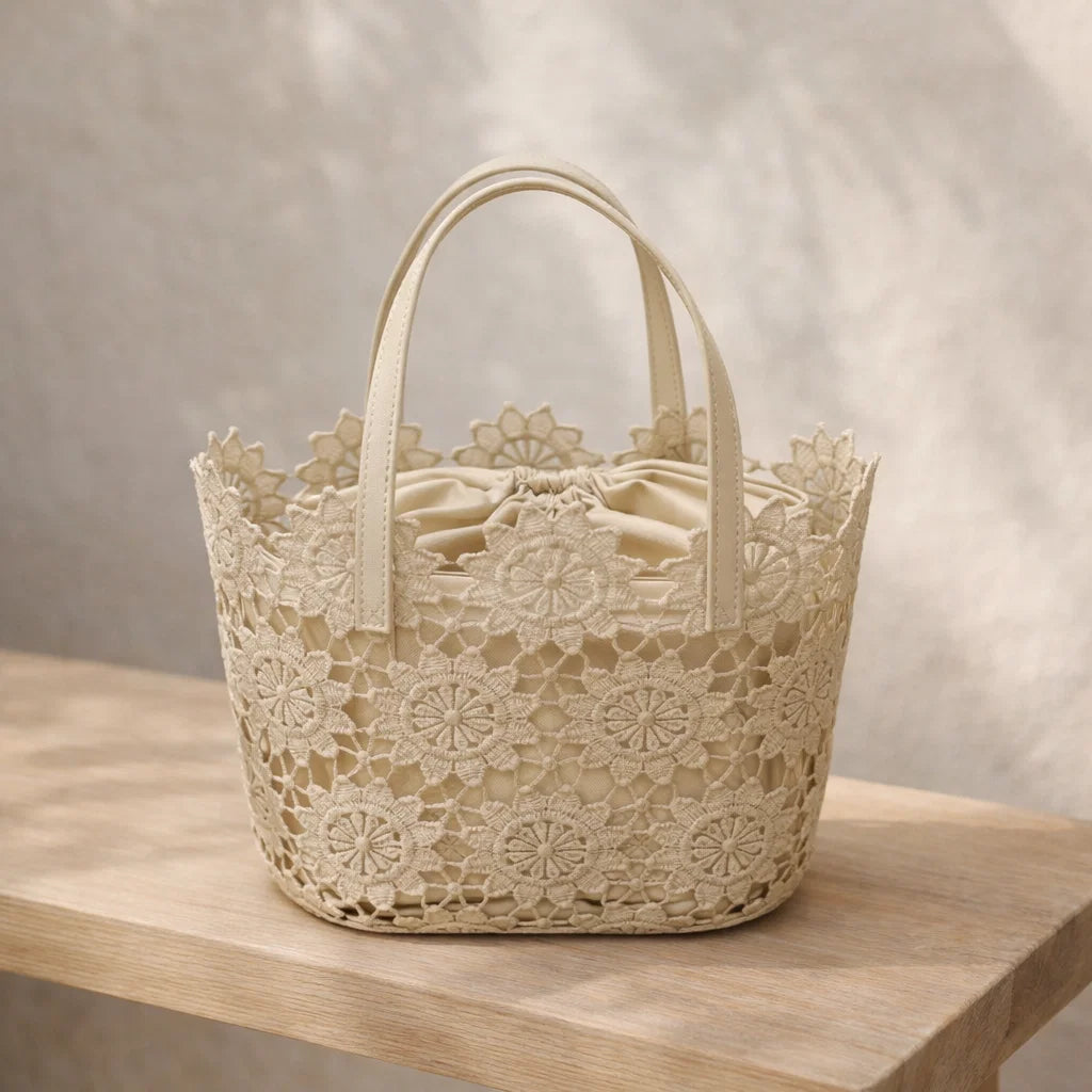 Sac Dentelle Fleurie