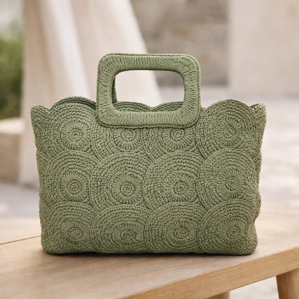 Sac Raphia Élégant