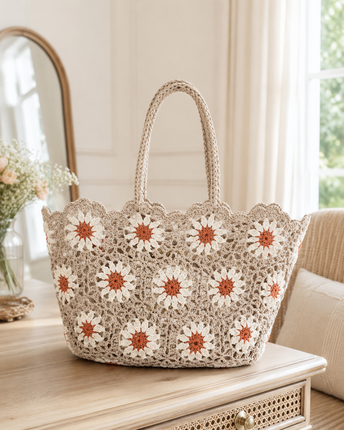Cabas Fleur Été